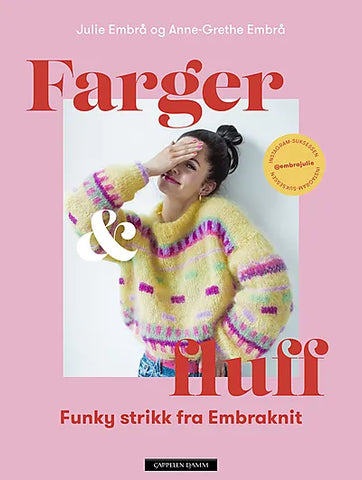 Farger & fluff - funky strikk fra Embraknit