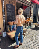 CUMULUS BLUSE O-NECK - PAPIR