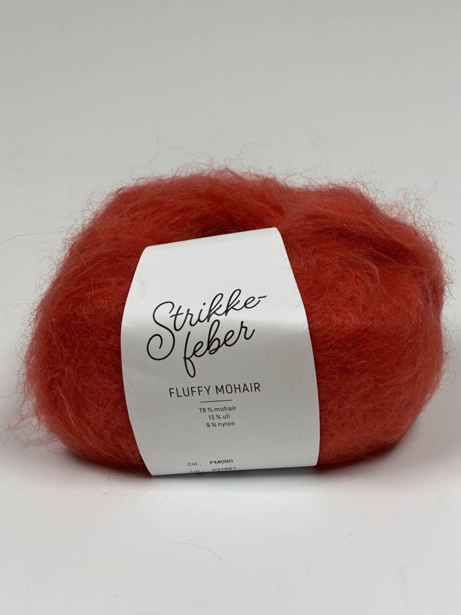 Blodappelsin 090 Strikkefeber Fluffy Mohair Studio Moyo