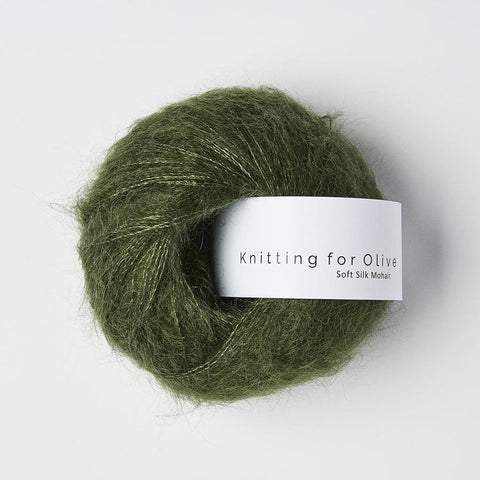 Flaskegrøn / Bottle Green - Soft Silk Mohair
