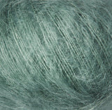 Støvet Aqua - Soft Solk Mohair