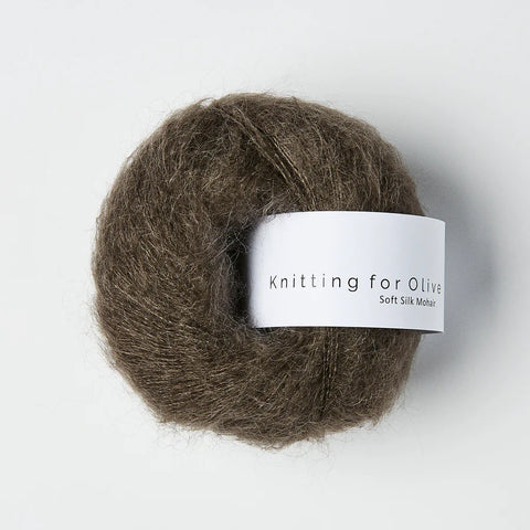 Mørk Elg / Dark Moose - Knitting For Olive - Soft Silk Mohair