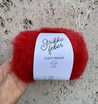 Poppy Red 664 - Strikkefeber - Fluffy Mohair