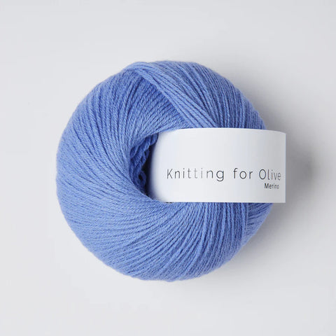 Lavendelblå / Lavender Blue - Knitting For Olive - Merino