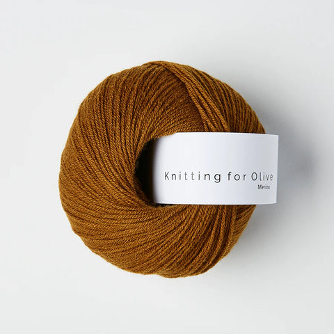 Mørk Okker / Dark Ocher - Knitting For Olive - Merino