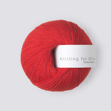 Ribsrød / Red Current - Knitting For Olive - Cotton Merino