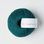 Petroleumgrøn / Petroleum Green - Knitting For Olive - Merino