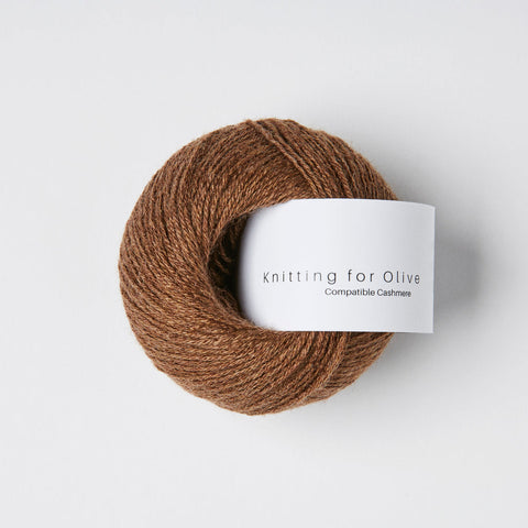 Mørk Cognac / Dark Cognac - Knitting For Olive - Compatible Cashmere