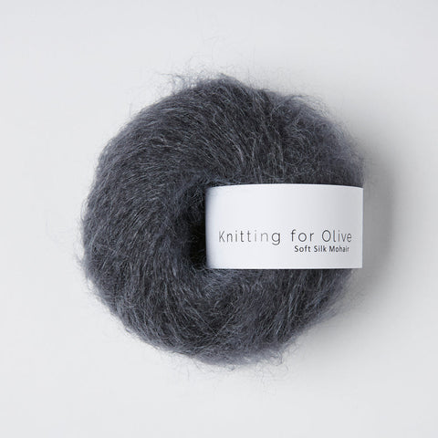 Midnatt/ Midnight - Soft Silk Mohair
