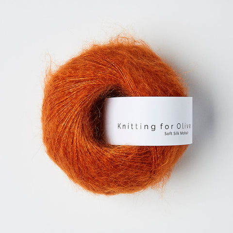 Brændt Orange / Burnt Orange - Knitting For Olive - Soft Silk Mohair