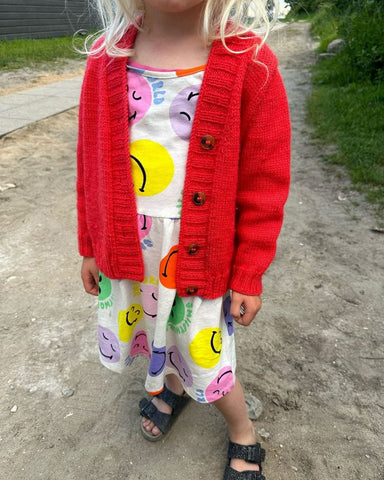 EVA CARDIGAN JUNIOR - PAPIR