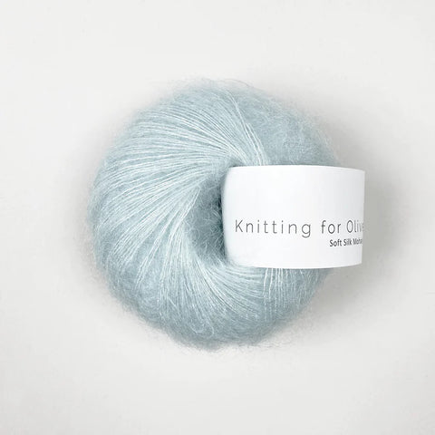Isblå / Ice Blue - Knitting For Olive - Soft Silk Mohair