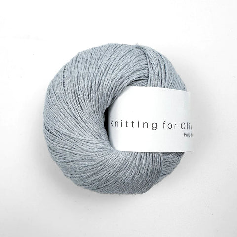 Pudderblå / Soft Blue - Knitting For Olive - Pure Silk