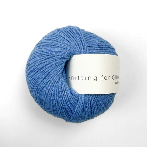 Valmueblå / Poopy Blue - Knitting For Oliver - Merino