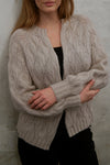 VAFFEL CARDIGAN - NORSK - PAPIR
