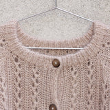 VAFFEL CARDIGAN - NORSK - PAPIR