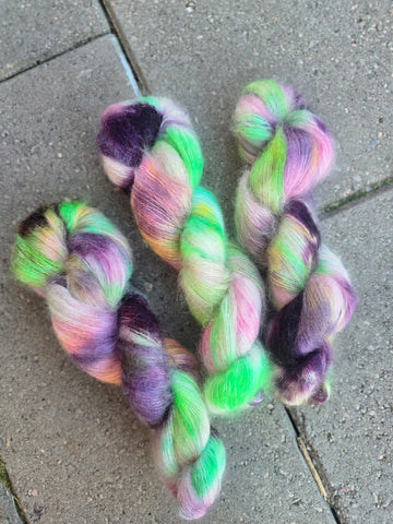 Plomme & Lime - StudioMoyo - Silk Mohair