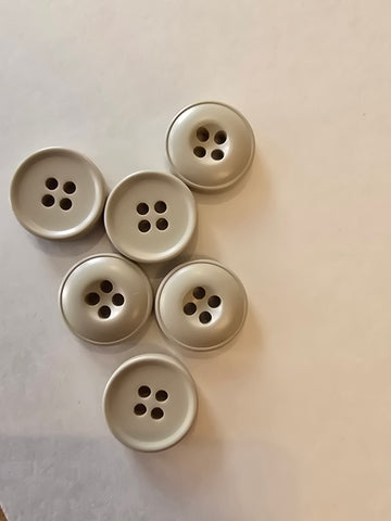 #81 - Knapp - Grå beige