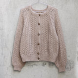 VAFFEL CARDIGAN - NORSK - PAPIR
