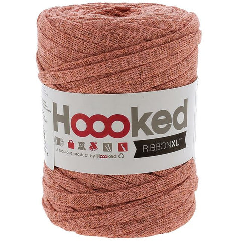 Hooked RibbonXL Lurex - Rose Gold