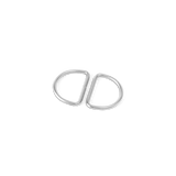 D-ring metall 25x16x3mm 2stk