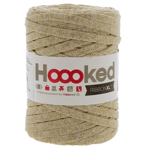 Hooked RibbonXL Lurex - Golden Dust (utsolgt leverandør)
