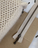 Sand - PetiteKnit - Glidelås 28 cm