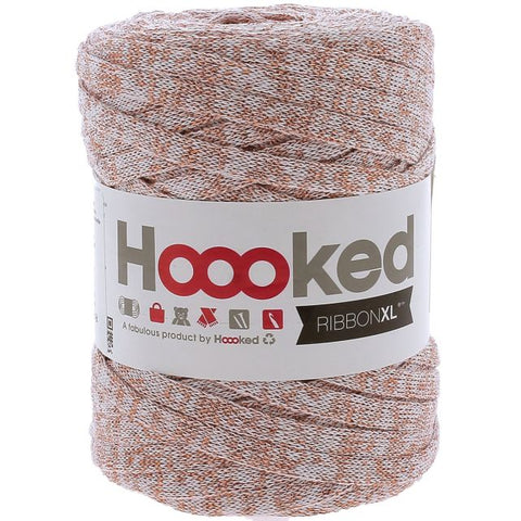 Hooked RibbonXL Lurex - Cristal White