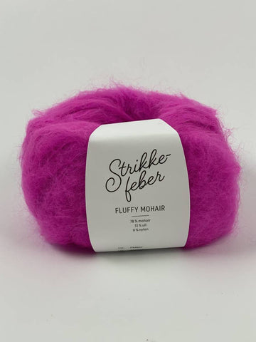 Neon Rosa 807 - Strikkefeber - Fluffy Mohair
