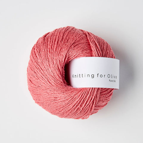 Bringebærpink / Raspberry Pink - Knitting For Olive- Pure Silk