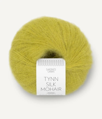 9825 Sunny Lime - Tynn Silk Mohair