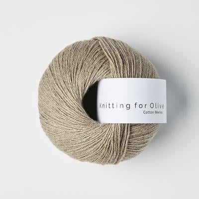 Havregryn/Oatmeal - Knitting For Olive Cotton Merino
