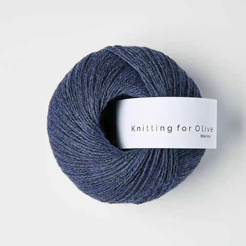 Mørkeblå / Dark Blue - Knitting For Olive - Merino