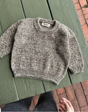 MELANGE SWEATER BABY - PAPIR