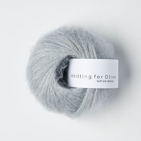 Pudderblå / Soft Blue - Knitting For Olive - Soft Silk Mohair