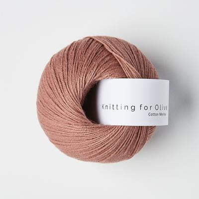 Terracotta Rosa/Terracotta Rose - Knitting For Olive Cotton Merino
