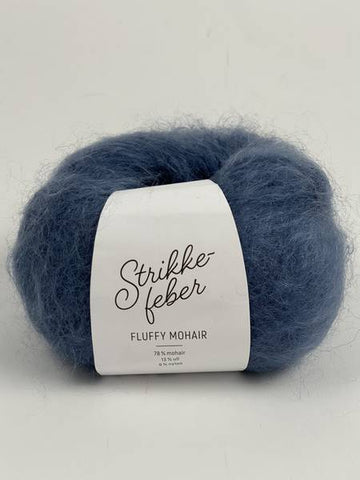 Steal Blue 114 - Strikkefeber - Fluffy Mohair