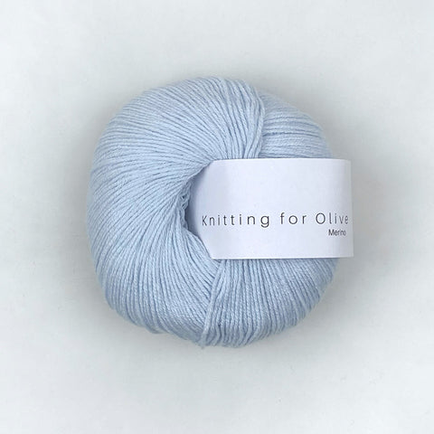 Isblå / Ice Blue Knitting For Olive - Merino