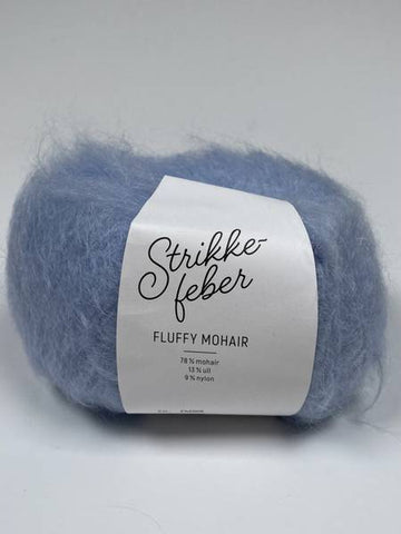 Lysblå 308 - Strikkefeber - Fluffy Mohair