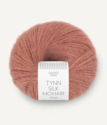 3553 Plommerosa - Tynn Silk Mohair