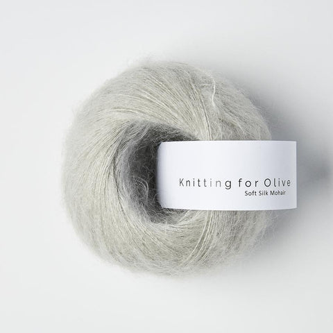Perlegrå/Pearl Gray - Soft Silk Mohair